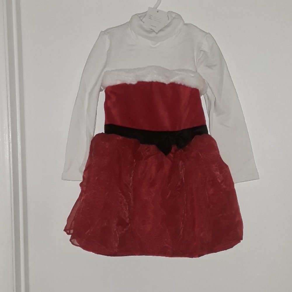 Girl dress papa noel
